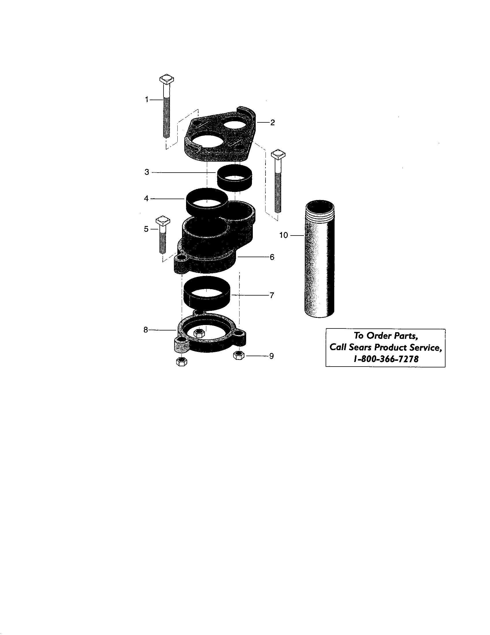 2" and 3" vertical casing adapter