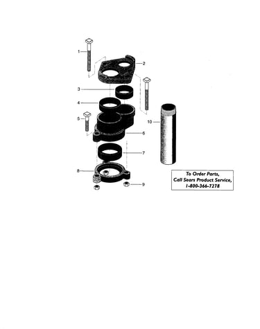 2" and 3" vertical casing adapter