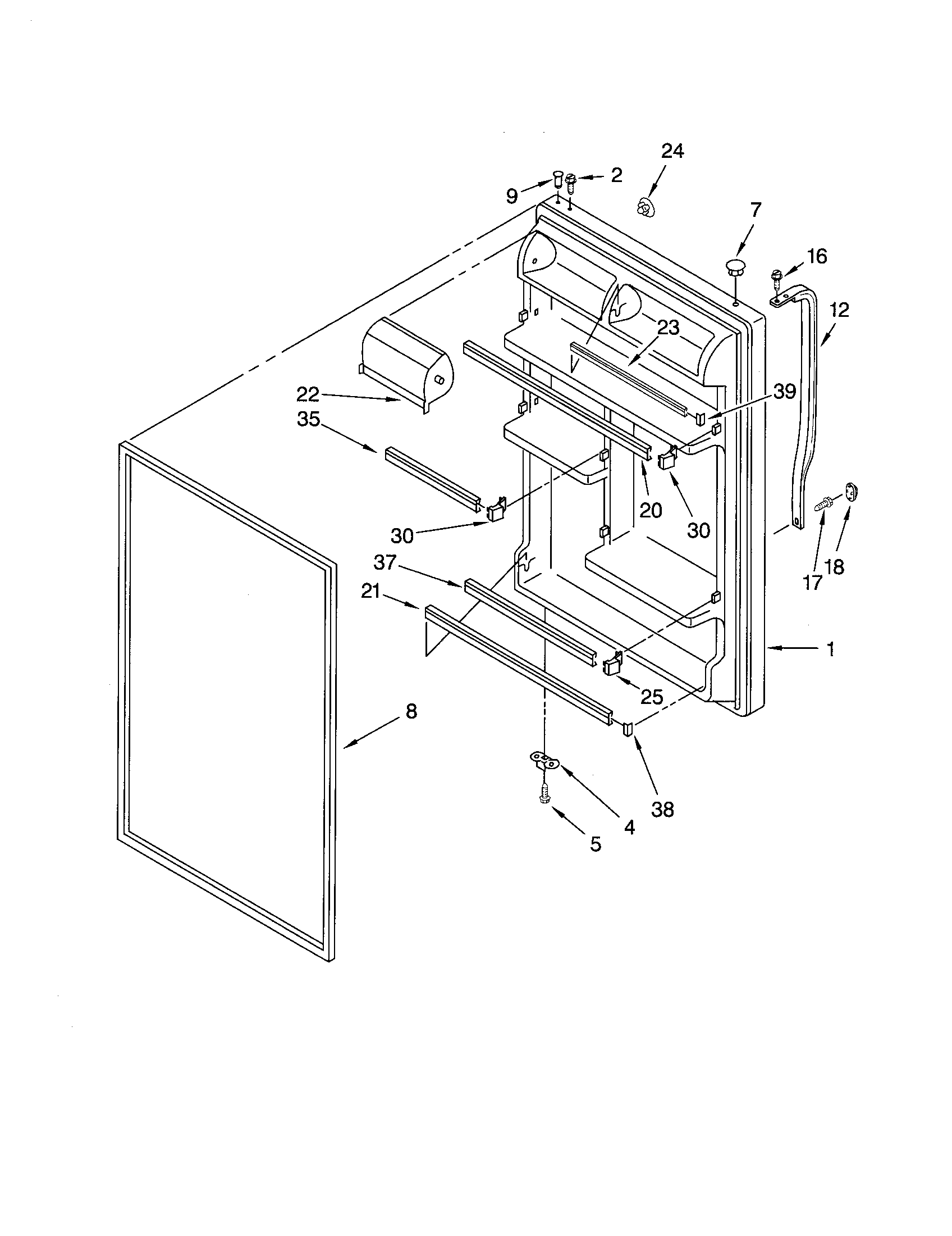 REFRIGERATOR DOOR