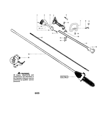 Driveshaft/handle