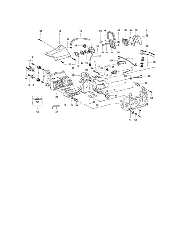 Cylinder shield/fuel line kit