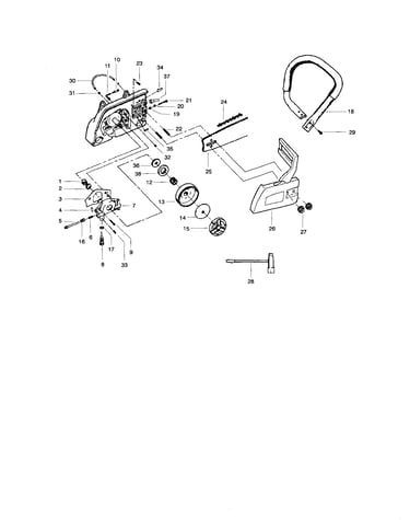 Handle/clutch/chain/bar