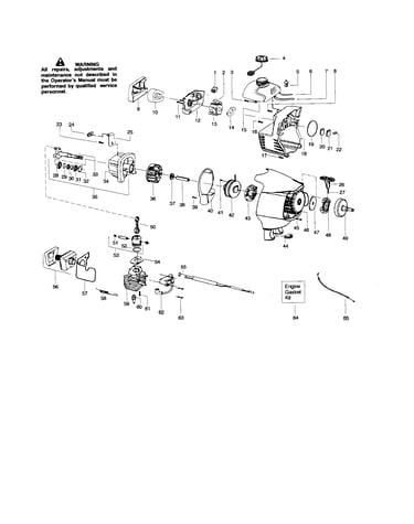 Cylinder/crankshaft/crankcase