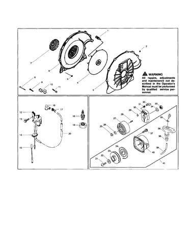 Fan cover/starter recoil