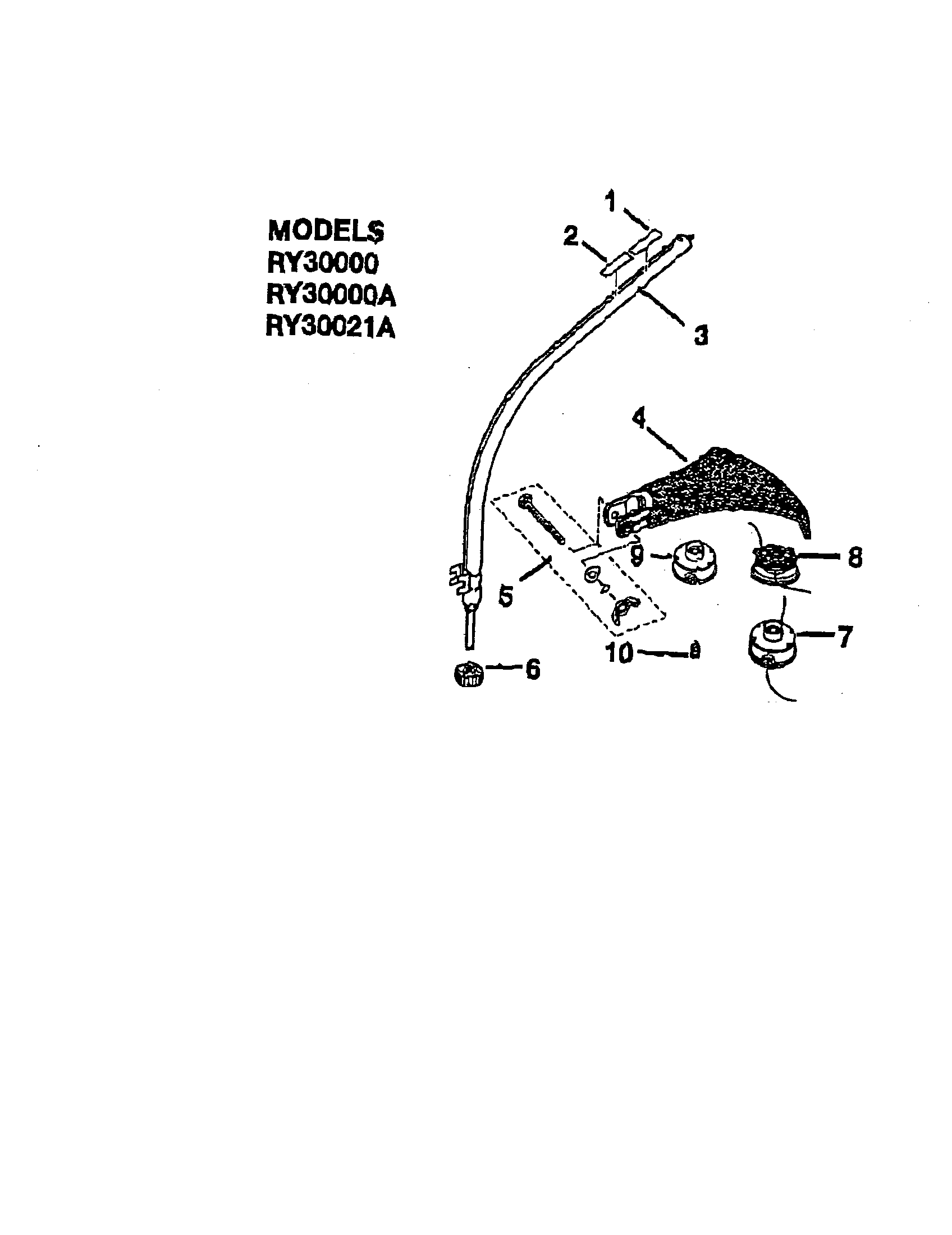 Curved shaft assembly