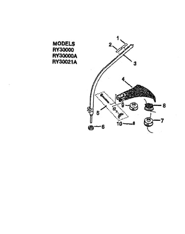 Curved shaft assembly