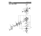 Echo PE-200 (05001001-05999999) carburetor - rb-k66b (pe-200) diagram