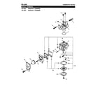 Echo PE-201 (02001001-02999999) carburetor-rb-k70a (pe-200) diagram