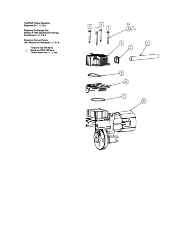 Pump/motor/tube, intake