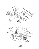 Backsplash/blower/motor