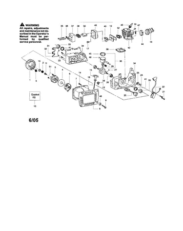 Cylinder/crankshaft/crankcase