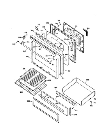 Door and drawer