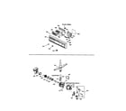 Kenmore 36316569790 escutcheon and motor pump mechanism diagram