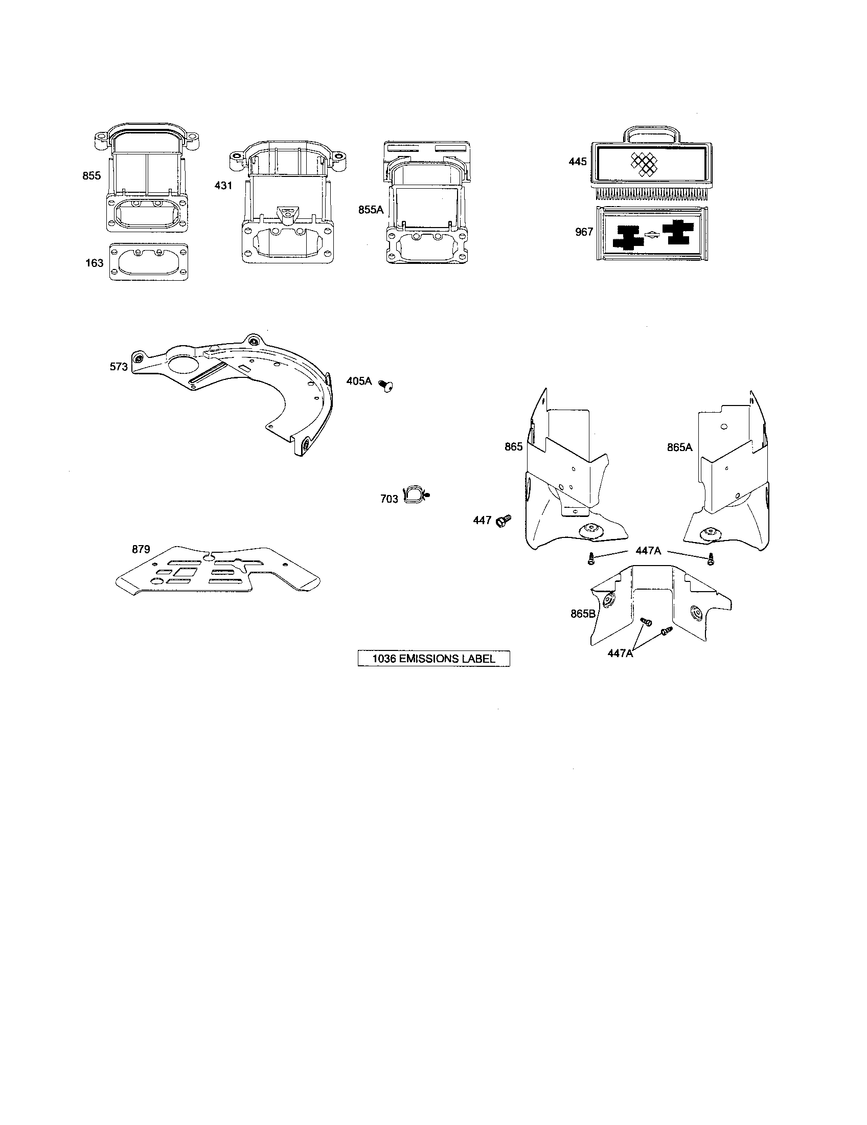 Air cleaner adapter/back plate