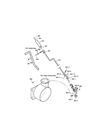 Chute rod assembly