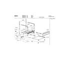 Bosch HGS245UC/01 support assembly diagram