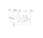 Bosch HGS245UC/01 warming drawer diagram