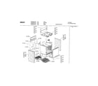 Bosch HGS245UC/01 range structure diagram