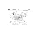 Bosch HGS235UC/01 oven cavity components diagram