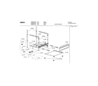 Bosch HGS246UC/01 support assembly diagram