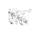 Bosch WFMC6400UC/01 drum assembly diagram