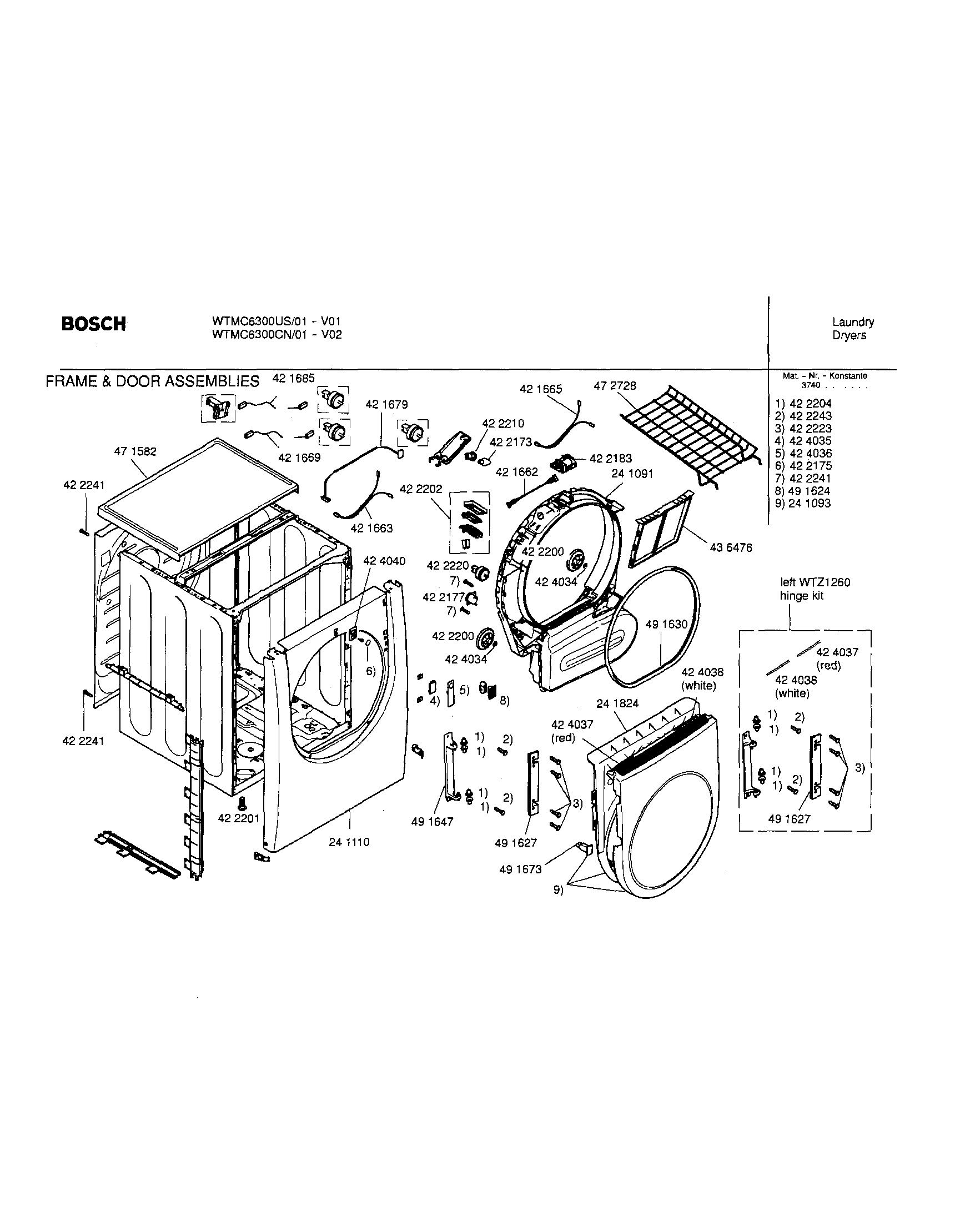 FRAME AND DOOR ASSEMBLIES