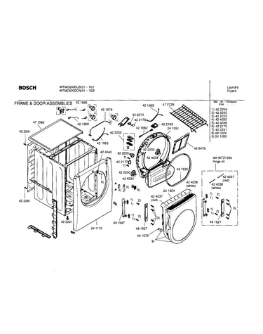 Frame and door assemblies