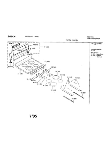 Maintop assembly