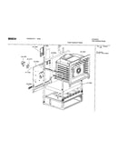 Oven cavity and frame