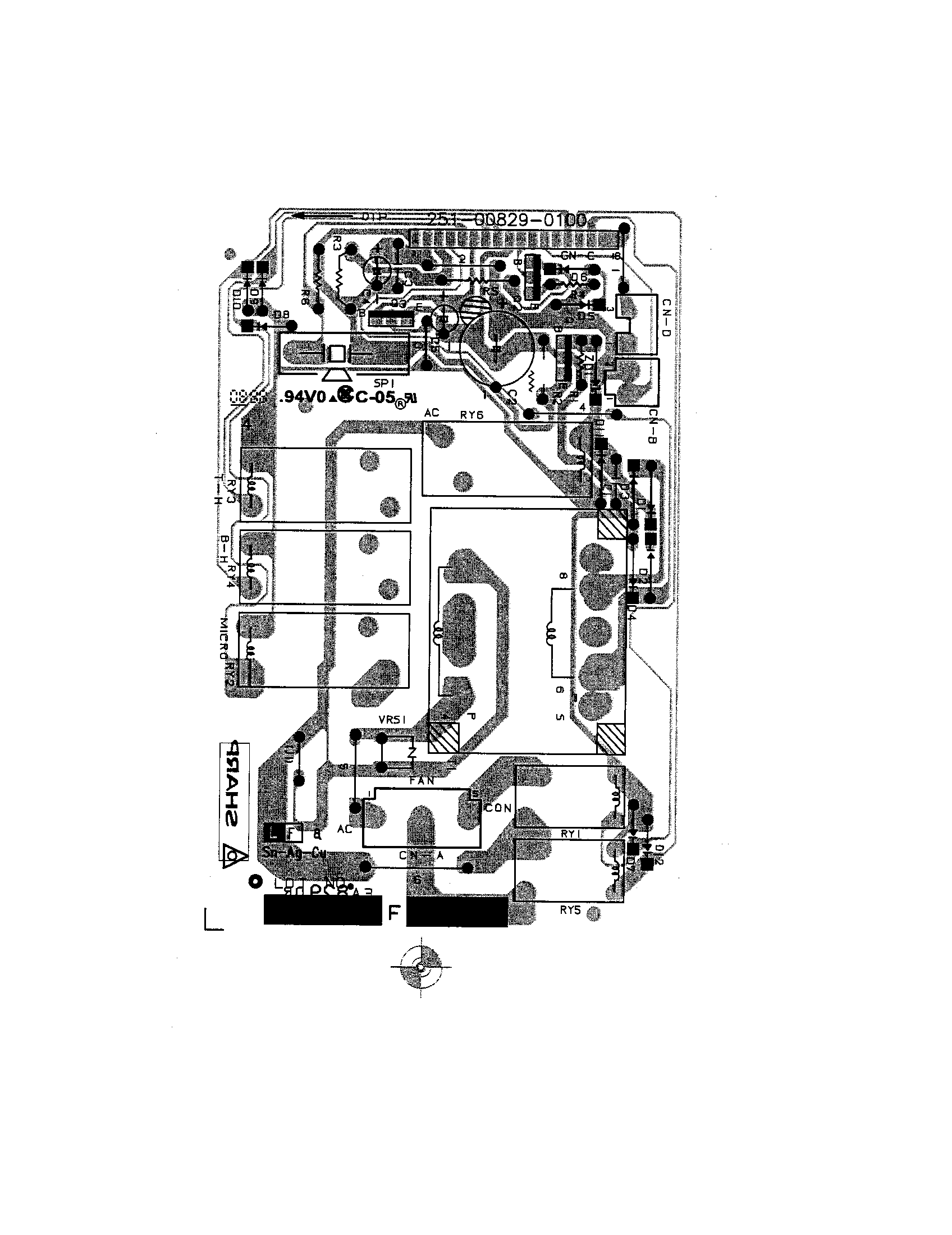 PRINTED WIRING BOARD OF POWER UNIT