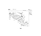 Bosch HES242U/01 maintop assembly diagram
