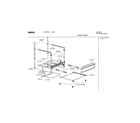 Bosch HES242U/01 support assembly diagram