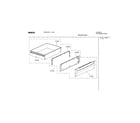 Bosch HES242U/01 warming drawer diagram