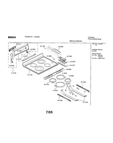 Maintop assembly