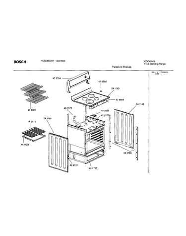Panels and shelves