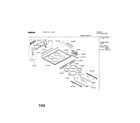 Bosch HES247U/01 maintop assembly diagram
