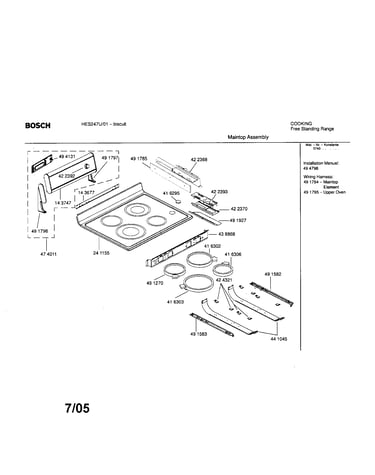 Maintop assembly