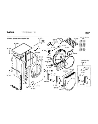 Frame and door assemblies