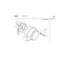 Bosch WTMC6500UC/01 drum assembly diagram