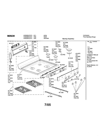 Maintop assembly