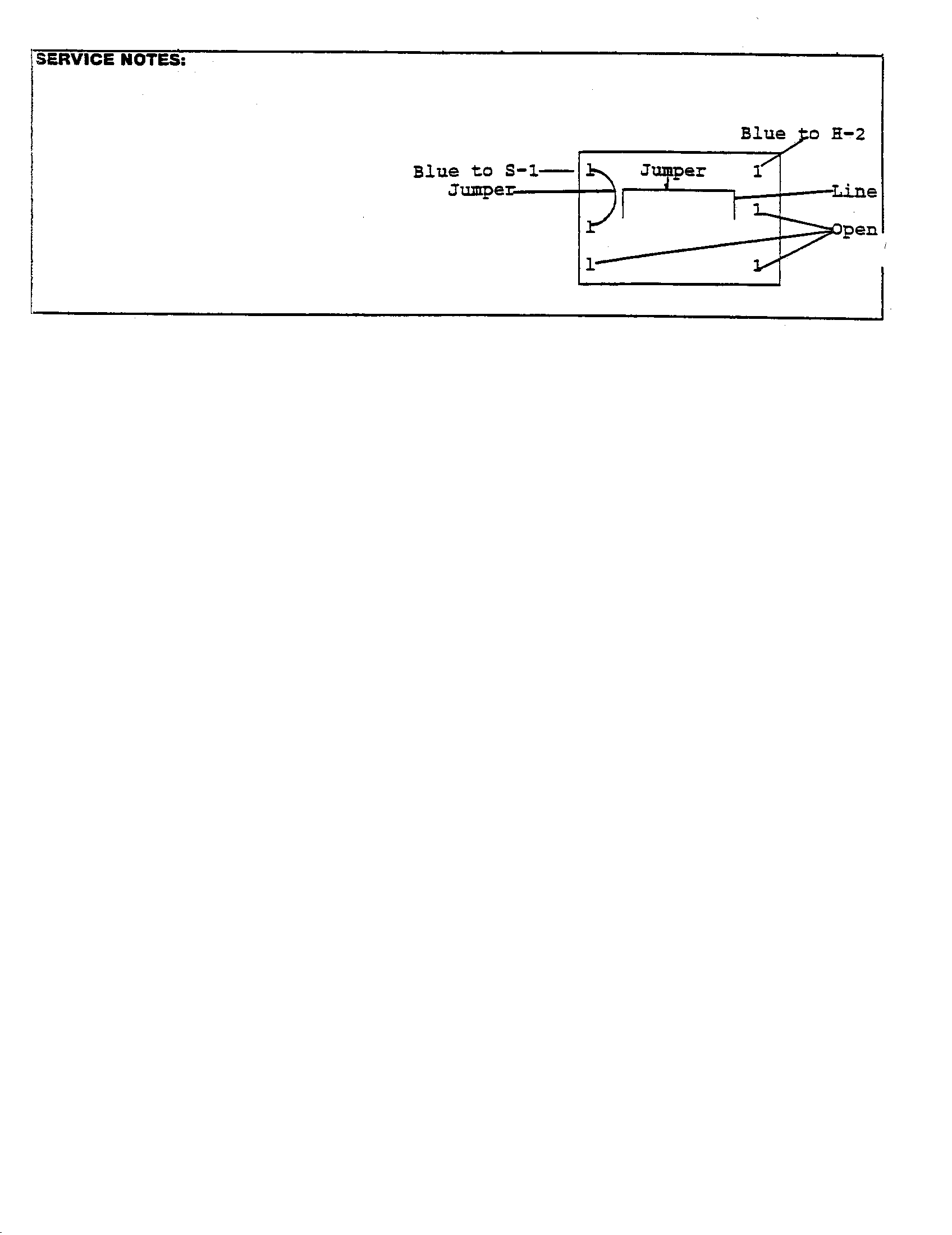 Service notes