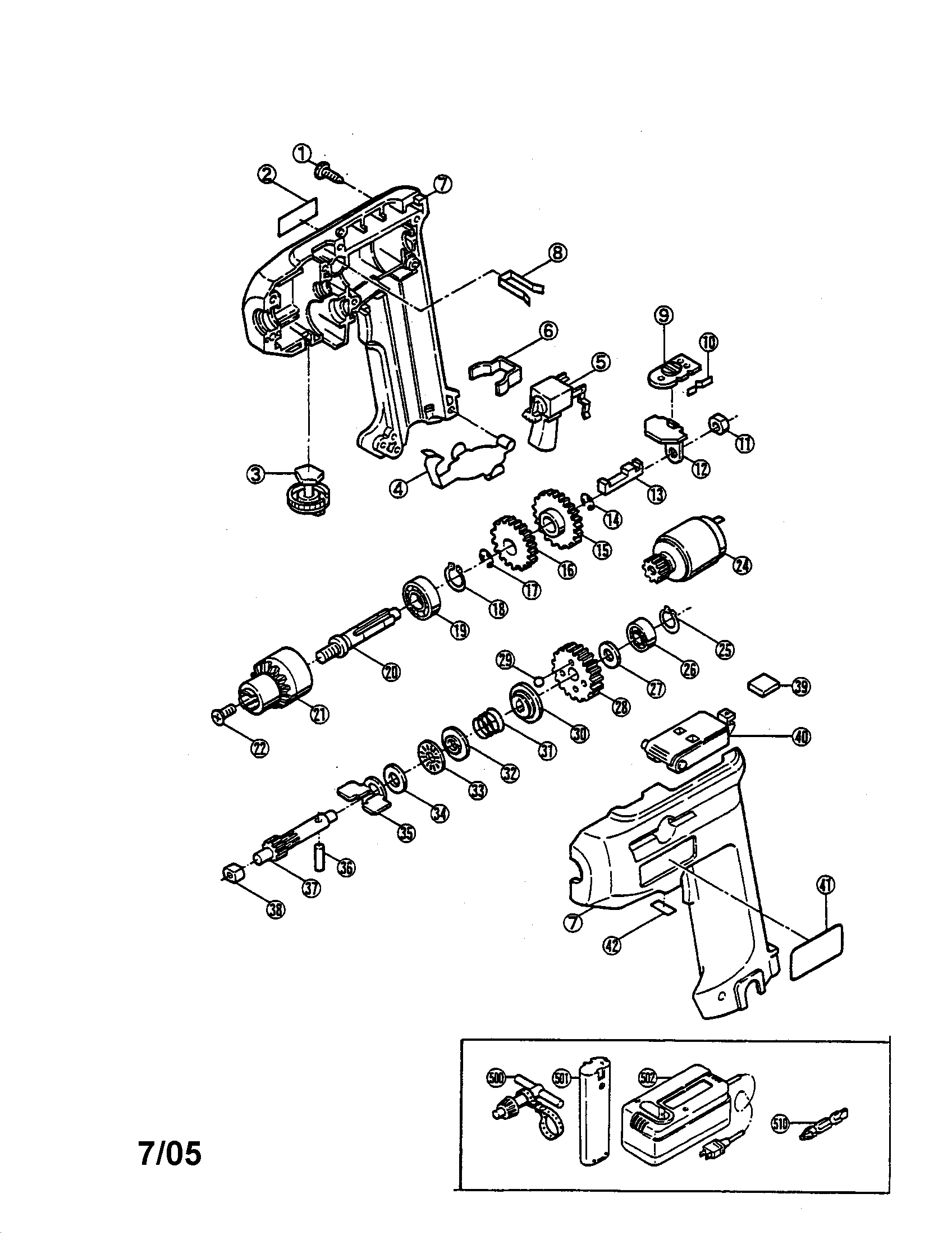 Cordless driver drill