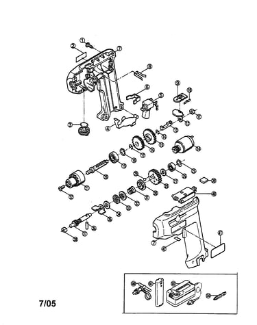 Cordless driver drill