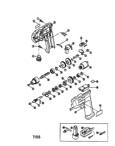 Cordless driver drill