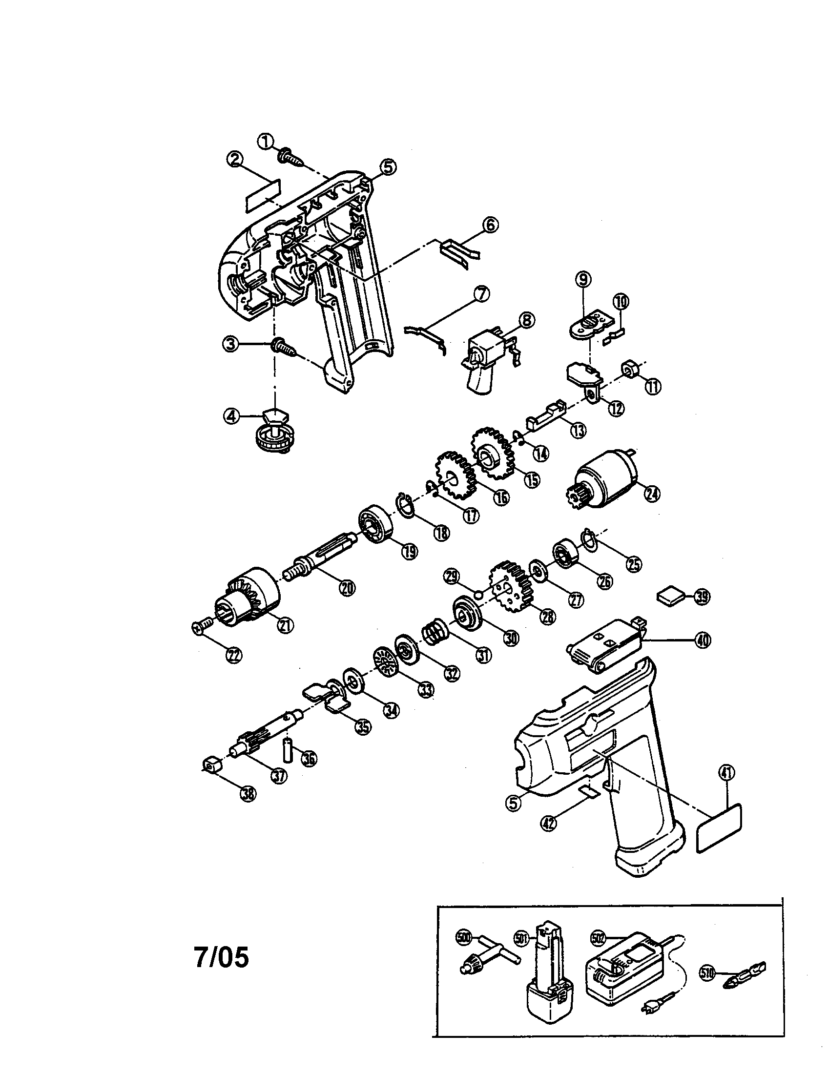 Cordless driver drill