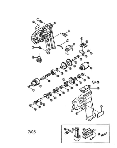 Cordless driver drill