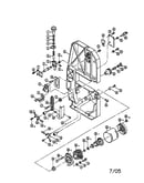 Frame/motor & drive pulley