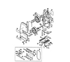 Ryobi BS-900 table/trunnion/wheel drive diagram