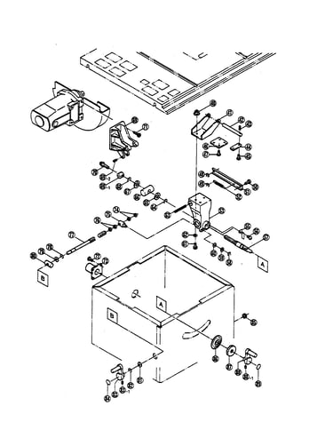 Motor bracket/locker bracket