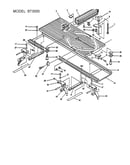 Sliding miter table assembly